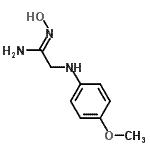 CAS#: 740750-66-7, N-Hydroxy-2-[(4-methoxyphenyl)amino]ethanimidamide