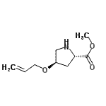 CAS#: 740758-94-5, Methyl (4R)-4-(allyloxy)-L-prolinate
