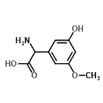 CAS#: 740798-15-6, Amino(3-hydroxy-5-methoxyphenyl)acetic acid