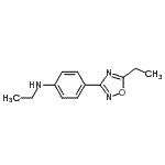 CAS#: 741187-03-1, N-Ethyl-4-(5-ethyl-1,2,4-oxadiazol-3-yl)aniline