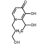 CAS 登录号：741236-72-6， 3-羟基-2-(1-羟基乙基)-1-(3-羟基丙基)-4(1H)-吡啶酮