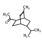 CAS#: 74129-06-9, 1-(8-Isopropyl-6-methylbicyclo[2.2.2]oct-5-en-2-yl)ethanone