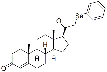 CAS#: 74136-99-5, (8S,9S,10R,13S,14S,17S)-10,13-Dimethyl-17-(2-Phenylselanylacetyl)-1,2,6,7,8,9,11,12,14,15,16,17-Dodecahydrocyclopenta[a]Phenanthren-3-One