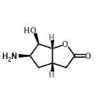 CAS#: 741658-49-1, (3aS,5R,6R,6aR)-5-Amino-6-hydroxyhexahydro-2H-cyclopenta[b]furan-2-one