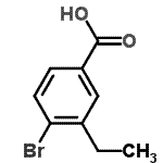 CAS#: 741698-92-0, 4-Bromo-3-ethylbenzoic acid