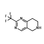 CAS#: 741737-16-6, 2-(Trifluoromethyl)-5,6,7,8-tetrahydropyrido[4,3-d]pyrimidine