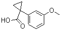 CAS 登录号：74205-29-1， 1-(3-甲氧基苯基)环丙烷羧酸