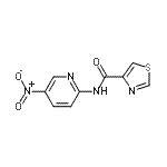 CAS#: 742097-74-1, N-(5-Nitro-2-pyridinyl)-1,3-thiazole-4-carboxamide