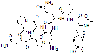 CAS 登录号：74221-74-2， 1-alpha-巯基乙酸-5-异-天冬氨酰胺酰-后叶催产素