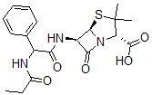 CAS#: 74226-27-0, (2S,5R,6R)-3,3-Dimethyl-7-Oxo-6-[[2-Phenyl-2-(Propanoylamino)Acetyl]Amino]-4-Thia-1-Azabicyclo[3.2.0]Heptane-2-Carboxylic Acid