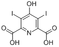 CAS 登录号：74263-51-7， 3,5-二碘-4-氧代-1H-吡啶-2,6-二甲酸