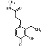 CAS#: 742681-77-2, 3-(2-Ethyl-3-hydroxy-4-oxo-1(4H)-pyridinyl)-N-methylpropanamide