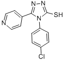 CAS#: 74270-76-1, 4-(4-Chloro-Phenyl)-5-Pyridin-4-Yl-4H-[1,2,4]Triazole-3-Thiol