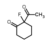 CAS 登录号：74279-75-7， 2-乙酰基-2-氟环己壬