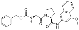 CAS#: 74305-55-8, N-[(Phenylmethoxy)Carbonyl]-L-Alanyl-N-(4-Methoxy-2-Naphthalenyl)-L-Prolinamide