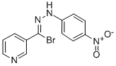 CAS#: 74305-93-4, N-[(4-Nitrophenyl)Amino]Pyridine-3-Carboximidoyl Bromide