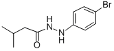 CAS 登录号：74306-00-6， 异戊酸2-(对溴苯基)酰肼
