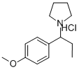 CAS#: 74332-78-8, 1-[1-(4-Methoxyphenyl)Propyl]Pyrrolidine Hydrochloride