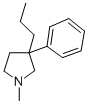 CAS 登录号：74332-84-6， 1-甲基-3-苯基-3-丙基吡咯烷