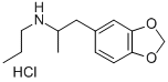 CAS 登录号:74341-77-8, 1-(1,3-苯并二氧戊环-5-基)-N-丙基丙-2-胺盐酸盐
