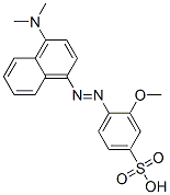 CAS 登录号:74347-15-2, 4-(4'-二甲基氨基-1'-萘基偶氮)-3-甲氧基苯磺酸