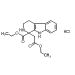 CAS#: 74406-12-5, Ethyl 1-(2-ethoxy-2-oxoethyl)-2,3,4,9-tetrahydro-1H-beta-carboline-1-carboxylate hydrochloride (1:1)