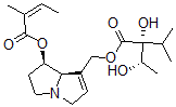 CAS#: 74410-74-5, [(7R,8R)-7-[(Z)-2-Methylbut-2-Enoyl]Oxy-5,6,7,8-Tetrahydro-3H-Pyrrolizin-1-Yl]Methyl (2S)-2-Hydroxy-2-(1-Hydroxyethyl)-3-Methylbutanoate