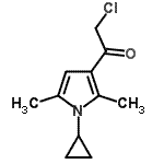 CAS 登录号：744227-04-1， 2-氯-1-(1-环丙基-2,5-二甲基-1H-吡咯-3-基)乙酮