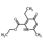 CAS#: 744253-35-8, Ethyl 5-ethyl-2-methyl-6-oxo-1,6-dihydro-4-pyrimidinecarboxylate