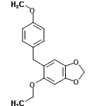 CAS#: 7445-19-4, 5-Ethoxy-6-(4-methoxybenzyl)-1,3-benzodioxole