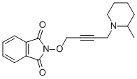 CAS#: 74484-67-6, 2-[4-(2-Methylpiperidin-1-Yl)But-2-Ynoxy]Isoindole-1,3-Dione