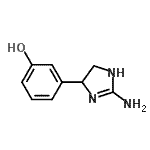 CAS#: 744969-15-1, 3-(2-Amino-4,5-dihydro-1H-imidazol-4-yl)phenol