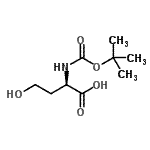 CAS#: 745011-75-0, N-{[(2-Methyl-2-propanyl)oxy]carbonyl}-D-homoserine