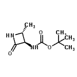 CAS#: 745074-60-6, 2-Methyl-2-propanyl [(2R,3R)-2-methyl-4-oxo-3-azetidinyl]carbamate