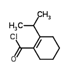 CAS 登录号：74517-12-7， 2-异丙基-1-环己烯-1-甲酰氯