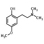 CAS#: 745736-66-7, 2-[2-(Dimethylamino)ethyl]-4-methoxyphenol