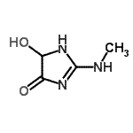 CAS 登录号：745757-69-1， 5-羟基-2-(甲基氨基)-1,5-二氢-4H-咪唑-4-酮
