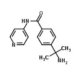 CAS 登录号：745770-80-3， 4-(2-氨基-2-丙基)-N-(4-吡啶基)苯甲酰胺