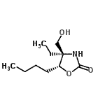 CAS#: 745820-18-2, (4R,5R)-5-Butyl-4-ethyl-4-(hydroxymethyl)-1,3-oxazolidin-2-one