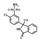 CAS#: 74658-80-3, 2-Chloro-5-(1-hydroxy-3-oxo-2,3-dihydro-1H-isoindol-1-yl)benzenesulfonamide