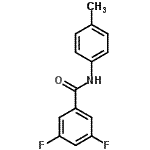 CAS#: 746609-38-1, 3,5-Difluoro-N-(4-methylphenyl)benzamide
