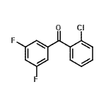 CAS 登录号：746651-97-8， (2-氯苯基)(3,5-二氟苯基)甲酮