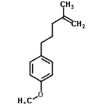 CAS#: 74672-06-3, 1-Methoxy-4-(4-methyl-4-penten-1-yl)benzene