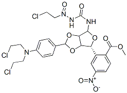 CAS#: 74692-70-9, [(6R)-2-[4-[Bis(2-Chloroethyl)Amino]Phenyl]-4-[(2-Chloroethyl-Nitrosocarbamoyl)Amino]-3a,4,6,6a-Tetrahydrofuro[3,4-d][1,3]Dioxol-6-Yl]Methyl 4-Nitrobenzoate