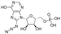 CAS#: 74721-48-5, [(2R,3S,4R,5R)-5-(8-Azido-6-Oxo-3H-Purin-9-Yl)-3,4-Dihydroxyoxolan-2-Yl]Methyl Dihydrogen Phosphate