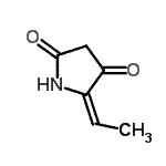 CAS#: 74730-35-1, (5E)-5-ethylidenepyrrolidine-2,4-dione