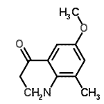 CAS 登录号：74798-63-3， 1-(2-氨基-5-甲氧基-3-甲基苯基)-2-氯乙酮