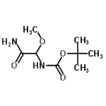 CAS#: 748135-41-3, 2-Methyl-2-propanyl (2-amino-1-methoxy-2-oxoethyl)carbamate