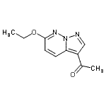 CAS 登录号：748141-86-8， 1-(6-乙氧基吡唑并[1,5-b]哒嗪-3-基)乙酮