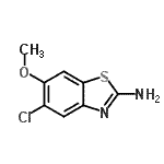 CAS#: 74821-70-8, 5-Chloro-6-methoxy-1,3-benzothiazol-2-amine